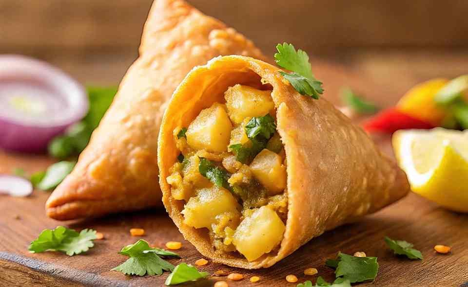 Rice Flour Samosa Recipe