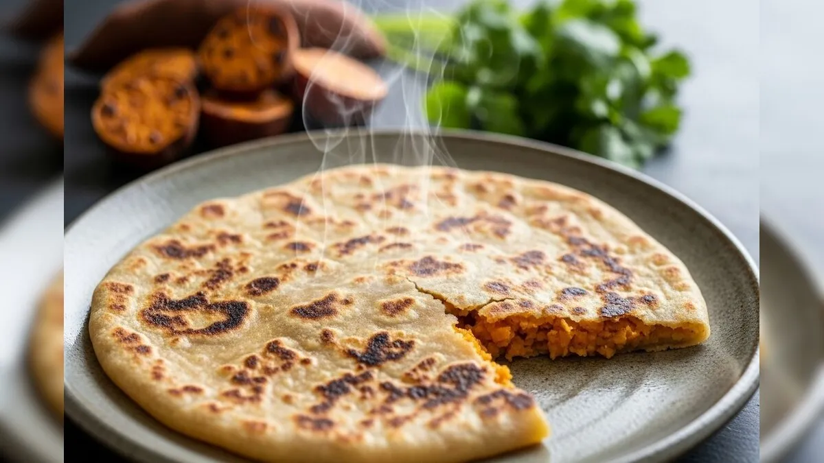 Sweet Potato Paratha