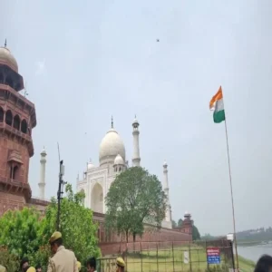 agra holi security six zones drone monitoring