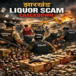 jharkhand liquor scam crackdown