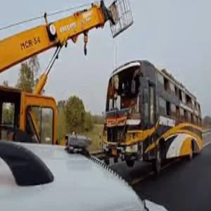 purvanchal expressway bus safety crackdown