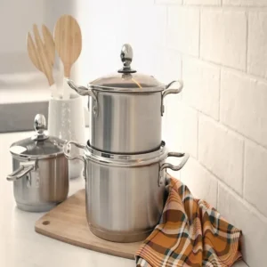 stainless steel low oil healthy cooking