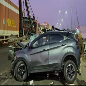 bihar ex minister son road accident death