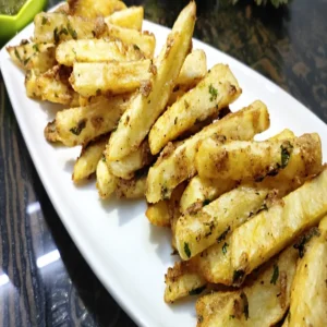 crispy falahari french fries vrat recipe india