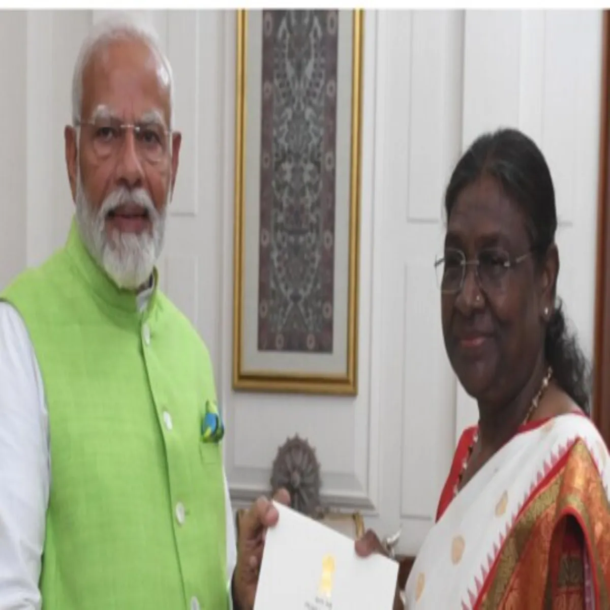 Politics Politics Rashtrpti Mulakat Smy Milne