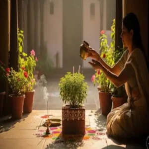 tulsi puja timing rules home positive energy