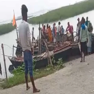 flooderosion khagaria ganga cutav protest