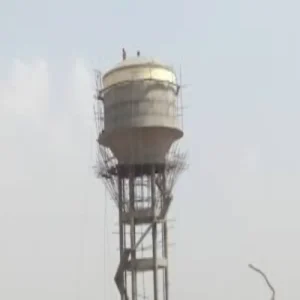 gorakhpur love marriage water tank protest
