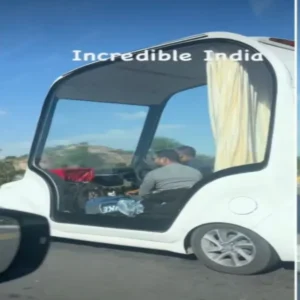 viral car turned into 1bhk mobile home