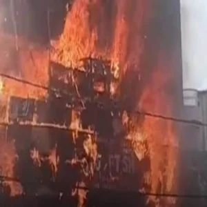 aliganj fire opposition row