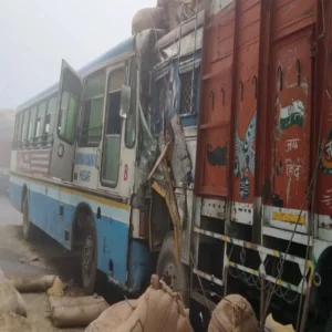 faridpur roadways bus highway accident
