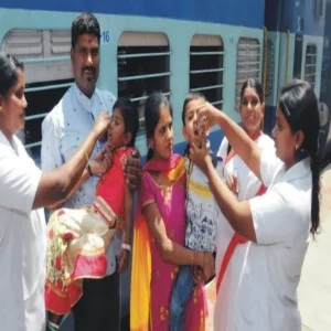 railway colony pulse polio drive