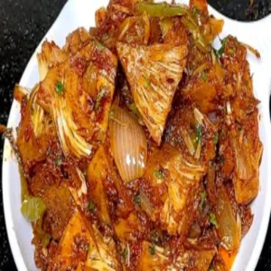 spicy dry jackfruit masala recipe