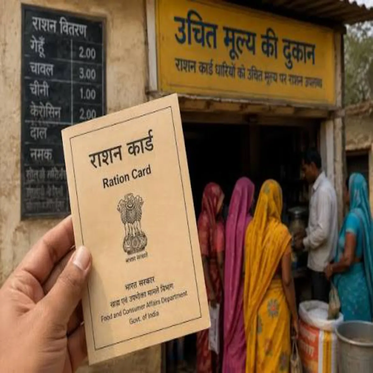 Rationcard Rationcard Bihar Men Tej Hue