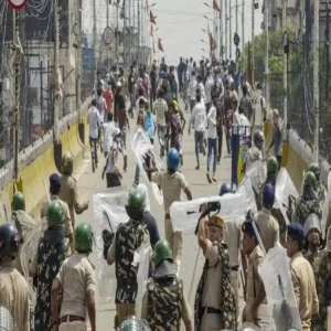 bihar student protest police action