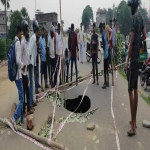 gaya gurua road drainage issue
