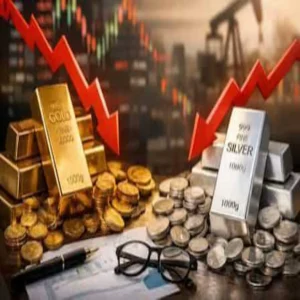 gold silver price weekly fall