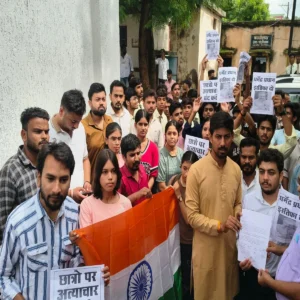 neet exam bhagalpur student protest lathicharge