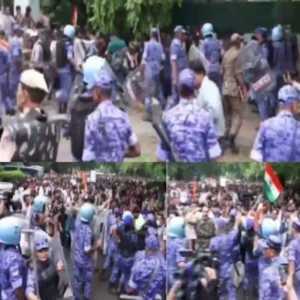 opposition neet protest parliament