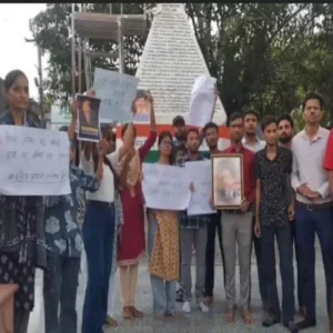 student protest minister resignation