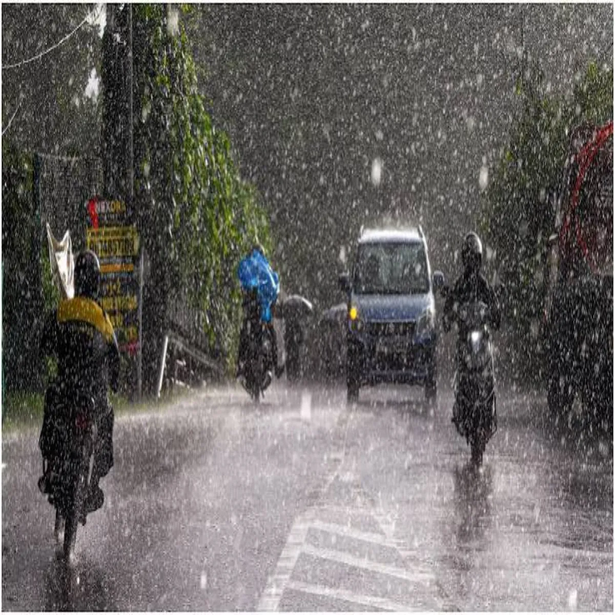 Rainfall Rainfall Bihar Nau Jilon Men