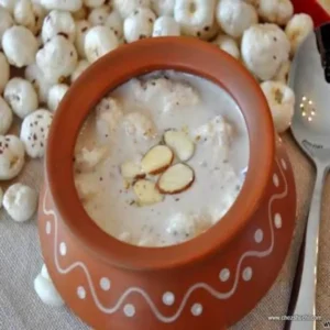 makhana kheer vrat recipe